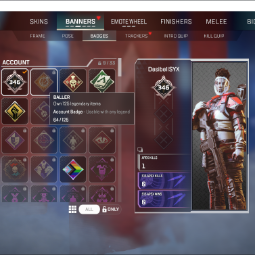 [APEX LEGENDS] [ EA APP]丨346 LEVEL + BP 16 + 64 Legendary Skins + 350 Apex Coins + 1.8k Legend Tokens丨FULL EMAIL ACCCESS 1